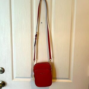 Michael Kors Red jet Set Travel Crossbody